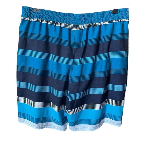 Nike size XL men’s lined striped swim trunks. - Picture 2 of 6